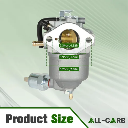 Vista 5 de ALL-CARB Repuesto de carburador AM128355 para John Deere LX188 LX279 LX289 17HP Reemplazo del tractor de césped para Kawasaki FD501V Motor