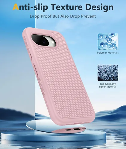 Vista 54 de FNTCASE Funda para iPhone 17 Pro: Fundas delgadas translúcidas de color azul claro compatibles con MagSafe, protección completa de la cámara
