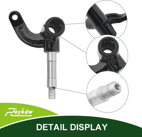 Vista 5 de Roykaw EZGO RXV - Conjunto de husillo para modelos de carrito de golf eléctrico y gas 2008 en adelante, lado del conductor, reemplaza al OEM #