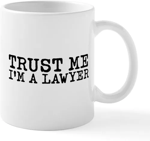 Vista 56 de CafePress Trust Me I'm A Lawyer - Taza de café