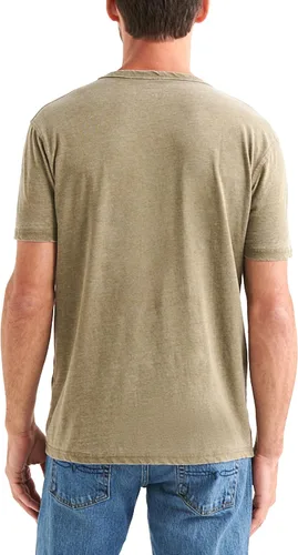Vista 3 de Lucky Brand Venice Burnout - Camisa de cuello con dos botones, para hombre