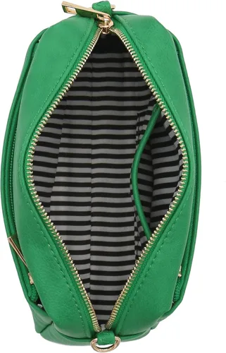 Vista 71 de FashionPuzzle Triple Zip Small Crossbody Bag
