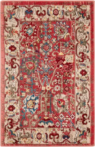 Vista 35 de SAFAVIEH Kashan Collection - Alfombra de área de 2 x 3 pies, color beige y gris pardo, diseño oriental tradicional, no desprende pelusa y de fácil