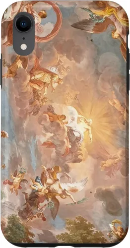 Vista 25 de Funda para iPhone 16, diseño de historia del arte renacentista, diseño de Michelangelo Sky