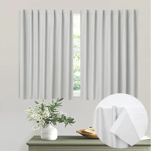 Vista 9 de Muamar Cortinas opacas sin taladro, paneles de cortina para ventana fáciles de instalar, juego de 2 paneles de cortinas portátiles para dormitorio