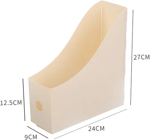Vista 7 de SM SunniMix Soporte de plástico resistente para escritorio, carpeta de archivos para organización de oficina y almacenamiento, organizador de papel