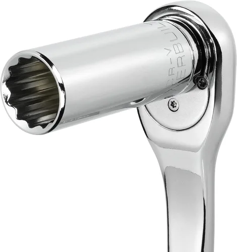 Vista 4 de Powerbuilt 940130 1/2" Dr. 12 Pt. SAE Deep Well Socket, 1/2