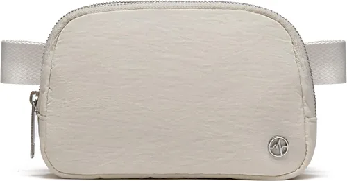 Vista 28 de Bolsa de Cinturón Pander para Mujeres, Riñoneras de Moda, Bolsas Cruzadas, Bolsa de Cinturón con Correa Ajustable, Negro, Talla única, Sólido