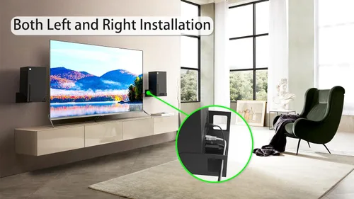 Vista 5 de Funturbo Xbox Series X Wall Mount - Metal Wall Mount with Ventilation Design for Xbox Series X