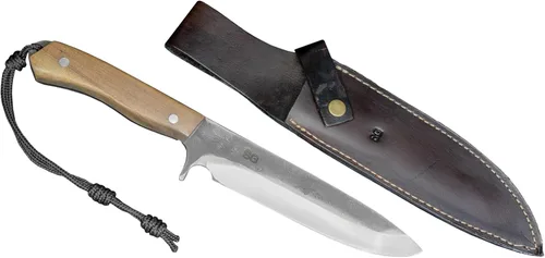 Vista 9 de Brazilian Flame Cuchillo de carnicero para chef, hoja de acero inoxidable 420C de 10 pulgadas, ultra afilado, mango ergonómico, resistente