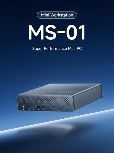 Vista 2 de MINISFORUM MS-01-S139K Mini PC Workstation Barebone Intel Core i9-13900HK