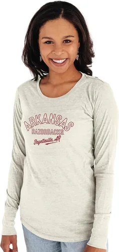Vista 17 de Blue 84 NCAA playera de tres combinaciones de manga larga para mujer Campus