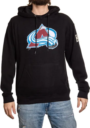 Vista 16 de Calhoun NHL Surf & Skate - Sudadera con capucha unisex con parche deshilachado de gofres – The Coastal Collection Boston Bruins