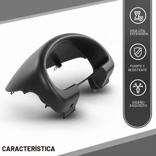 Vista 5 de G-PLUS Borde de bisel del clúster de indicadores Capucha Compatible con Mazda Miata 1990-1993 Reemplazo de bisel del tablero para NA01-55-420B-00