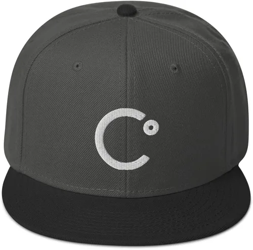 Vista 3 de Celsius Cryptocurrency Logo Hat (Gorra Snapback de mezcla de lana bordada)