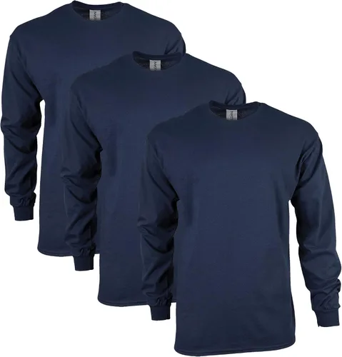 Vista 127 de Gildan - Camiseta de manga larga de algodón ultra estilo G2400 para adultos, paquete múltiple