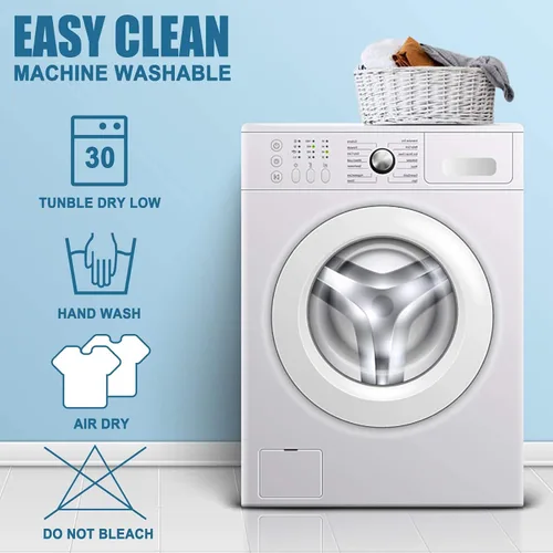 Vista 9 de SearchI Paquete de 4 fundas para silla, fundas elásticas para taburetes de bar, extraíbles y lavables, estampadas, fundas para sillas de taburete