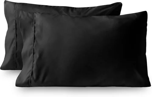 Vista 9 de Fundas de almohada – Juego de 2 fundas de almohada de algodón de 600 hilos, calidad de algodón, sedoso y suave, sin arrugas