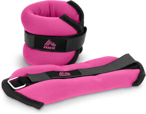 Vista 13 de RBX Juego de pesas para muñeca y tobillo, ajuste cómodo ajustable para entrenamiento y tonificación Negro