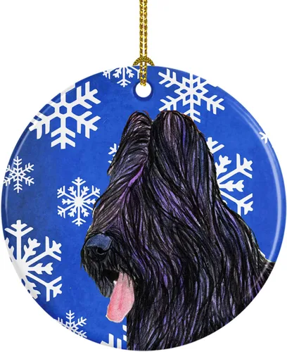 Vista 133 de Caroline's Treasures Cavalier Spaniel - Adorno de cerámica para colgar en el árbol de Navidad, para el hogar, Navidad, fiestas, regalo, 3 pulgadas