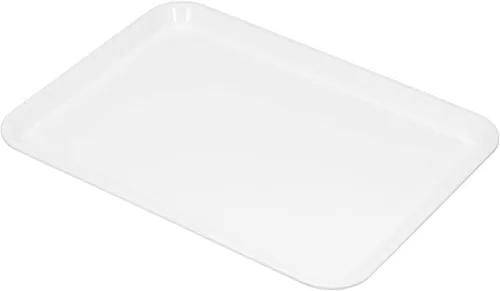 Vista 12 de PATIKIL Bandeja de comida rápida de 12 x 8 pulgadas, bandeja rectangular reutilizable reciclable multiusos para restaurante, cocina en casa