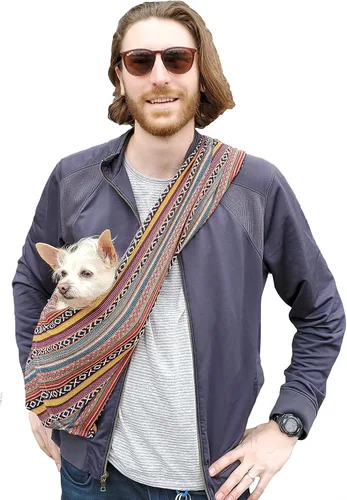 Vista 4 de Transportador para perros 100% algodón orgánico también para gatos (casa de playa)