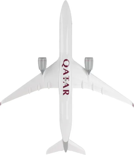 Vista 4 de Sky Marks Qatar Airways A350-1000 1/200 - Modelo de avión coleccionable