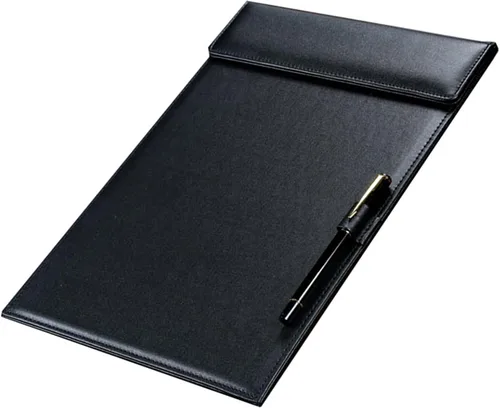 Vista 5 de Portapapeles A4, 13" X 9" Carpeta de Archivos de Oficina con Clip Organizador de Documentos Almohadilla de Escritura Soporte para Tarjetas