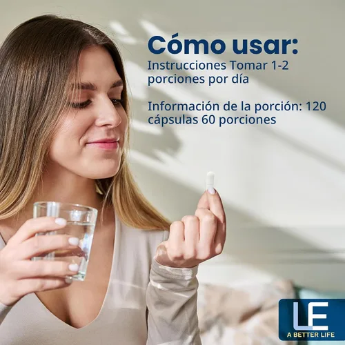 Vista 3 de Life Enhancement Suplemento de potasio de alta absorción para la salud muscular, cerebral y ósea, sin aditivos, suplemento de potasio elemental