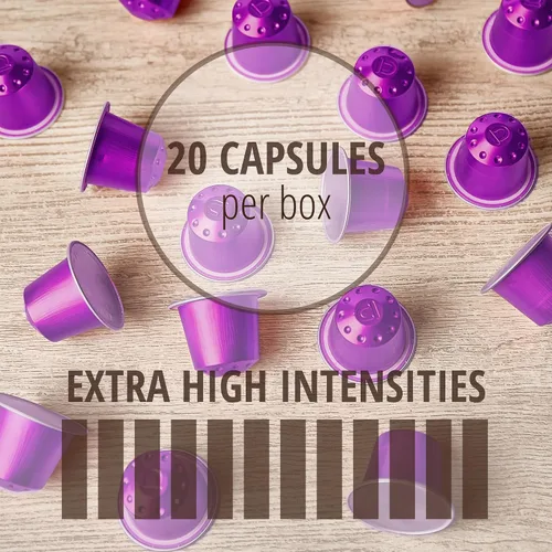 Vista 3 de Nite Owl 120ct Nespresso Original Machine Compatible con Cápsulas I Intensidad 10 I Aluminio Café Cápsulas I Ristretto Italiano I Arábica Espresso