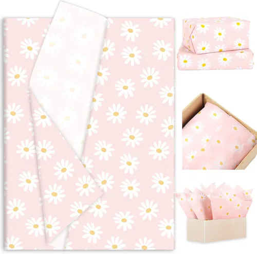 Vista 10 de JarThenaAMCS 100 hojas de papel de seda hawaiano, papel de regalo tropical, hojas de palma, flamenco, papel decorativo para manualidades, verano