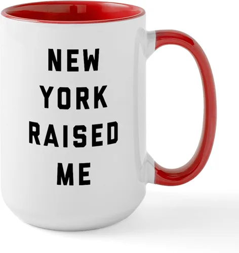 Vista 23 de CafePress New York Republic Tazas de cerámica de 15 oz (15.0 fl oz)