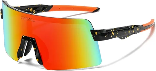 Vista 10 de Dos tamaños para adultos y jóvenes, lentes de sol polarizados para hombres y mujeres, para deportes al aire libre, gafas de béisbol UV400, gafas