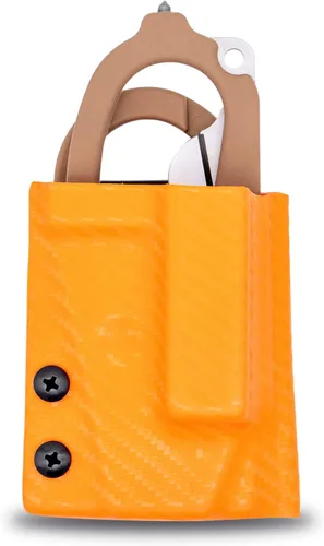 Vista 7 de Clip & Carry Kydex - Funda multiherramienta para tijeras de trauma de cuero Raptor, fabricada en Estados Unidos (multiherramienta no incluida) EDC