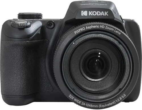 Vista 2 de Kodak PIXPRO AZ528 Astro Zoom - Cámara digital Full HD de 16 MP, color negro, paquete con tarjeta de memoria de 32 GB y bolsa para cámara