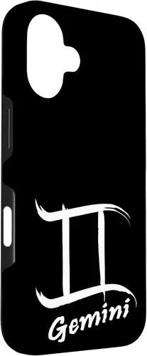 Vista 3 de iPhone 16 Gemini Sign With Zodiac Symbol Astrological Womens Mens Case
