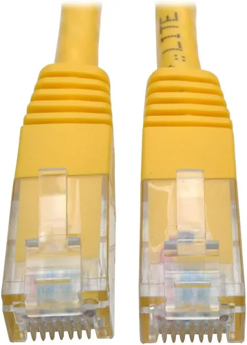 Vista 15 de Tripp Lite Cable de conexión moldeado Gigabit Cat6 Cat5e RJ45 M/M 550MHz Gris