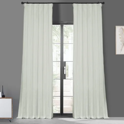 Vista 14 de HPD Half Price Drapes - Cortinas opacas para dormitorio y sala de estar - Cortina opaca de tafetán de seda sintética 127 x 213 cm (1 panel)