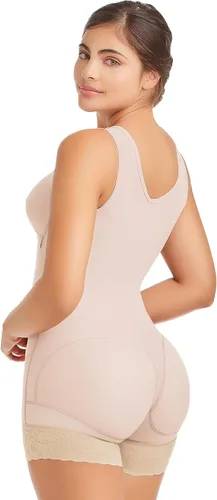 Vista 3 de FAJAS DISENOS D'PRADA Faja Colombiana 053 - Body de alta compresión para control de abdomen, ropa de compresión