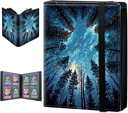Vista 17 de Carpeta para tarjetas intercambiables, 4 bolsillos para tarjetas intercambiables, 160 bolsillos de doble cara, funda para tarjetas