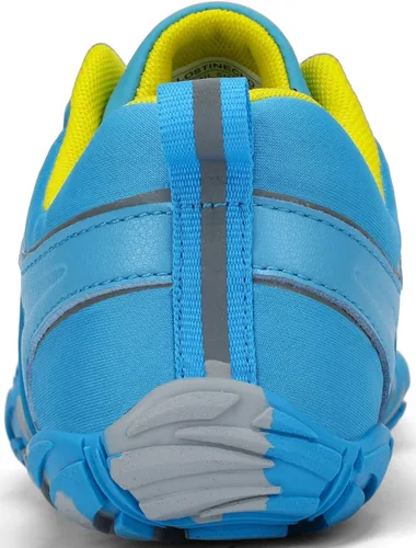 Vista 3 de Kricely Zapatos minimalistas para hombre, zapatos de entrenamiento con puntera ancha, suela cero caída