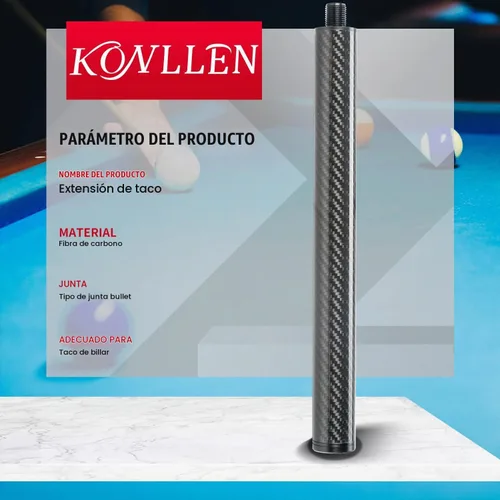 Vista 4 de KONLLEN Carbon Fiber Pool Cue Extension