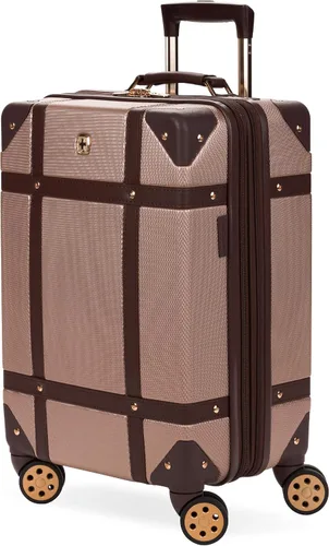 Vista 10 de SwissGear 7739 Maleta rígida con ruedas giratorias, color rubor, juego de 2 piezas (19/26)