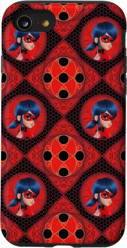Vista 18 de Miraculous Ladybug and Cat Noir The Movie LB Pattern Case para iPhone 17