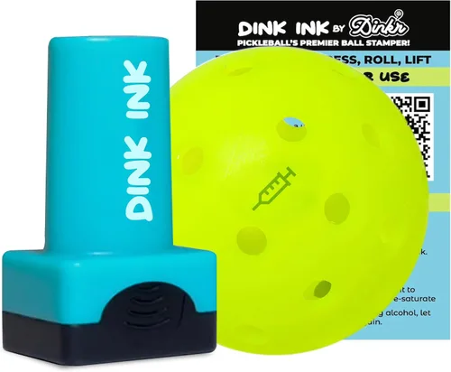 Vista 23 de Dink Ink Sello de Pickleball – Manera Divertida de Marcar tus Pelotas de Pickleball Gran Regalo para los Amantes del Pickleball Fácil de Usar