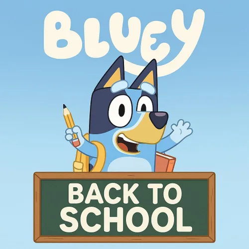 Vista 6 de Bluey - Mochila para niños Bluey y Bingo para niñas, niños, unisex Bolsa de viaje para niños pequeños, mochila ligera de malla Cordura A partir