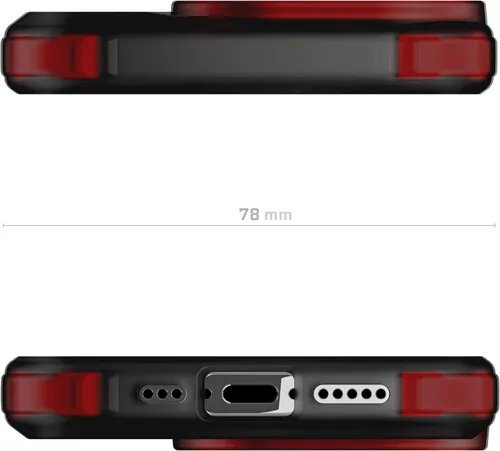 Vista 161 de Ghostek Covert Clear - Funda transparente para iPhone 15 Plus, silicona a prueba de golpes, compatible con accesorios Apple MagSafe, funda Negro