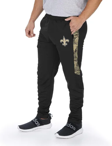 Vista 5 de Zubaz NFL Mens Track Pant with Half Sides