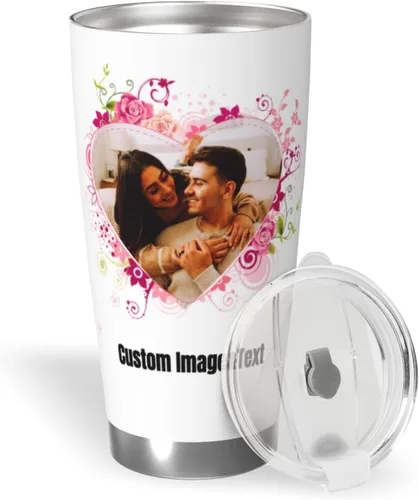 Vista 8 de Vaso personalizado personalizado con foto texto imagen regalo en el día del padre, cumpleaños para papá, marido, abuelo, taza de café aislada