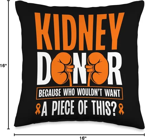 Vista 4 de Pieza de donante de riñón de esta almohada de donante de órganos de trasplante de riñón